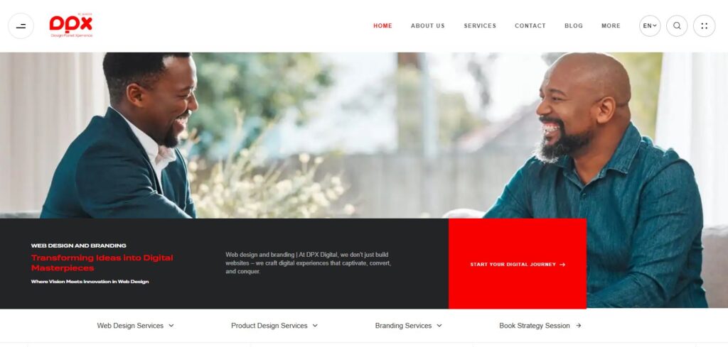 DPX Digital Network UI UX design agency Lagos focused on user experience strategy and conversion-driven websites
