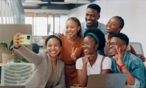 Adfluent Digital Agency team at Benin City office