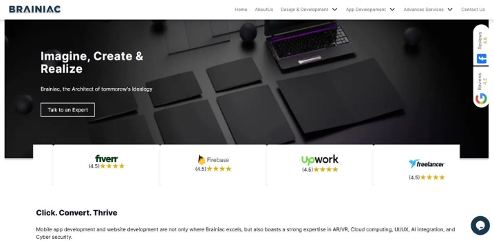 Brainiac Technologies web design agency Lagos delivering interactive web design and UX UI solutions
