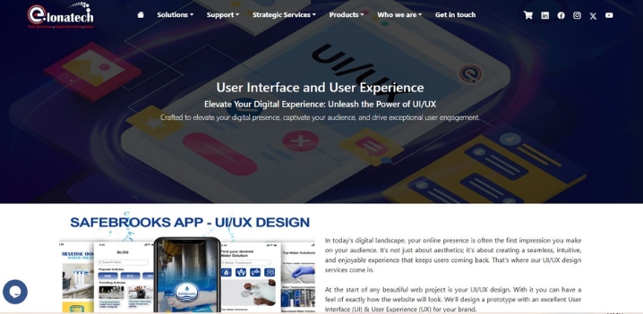 Elonatech Nigeria Limited UI UX design company Lagos building functional and user-friendly websites