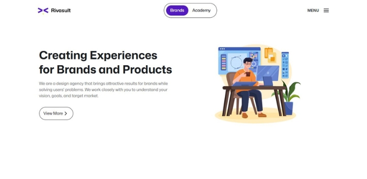 Rivasult creative web design agency Lagos offering branding, product design, and modern UI UX experiences
