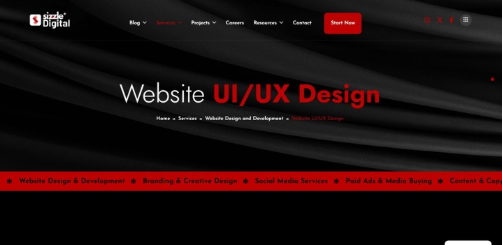 Sizzle Digital web design agency Lagos offering modern responsive website design and digital growth solutions
